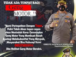 Kapolrestabes Medan Tegaskan Tidak Ada Tempat Bagi Genk Motor