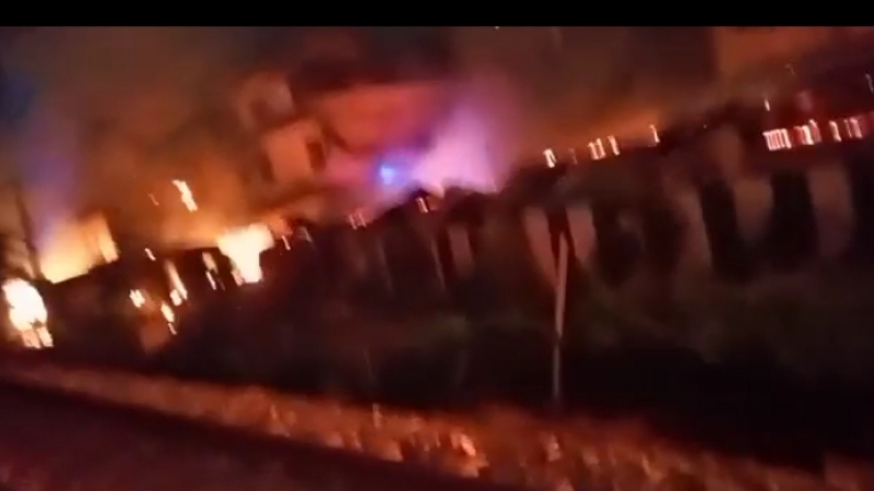 30 Rumah Hangus Terbakar di Jalan Wahidin Medan