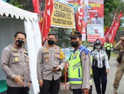 Kapolrestabes Medan Pantau Langsung Arus Lalu Lintas Medan – Berastagi