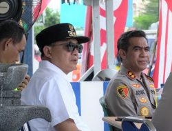 Pantau Arus Balik Lebaran, Bupati Zahir Tinjau Pos Pam Simpang Kuala Tanjung