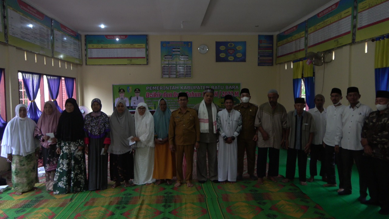 Pembagian Tali Asih Warnai Zikir dan Doa Bersama Pemkab Batu Bara