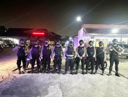 Segerombolan Anak Muda Pontang Panting Kepergok Petugas Patroli Malam