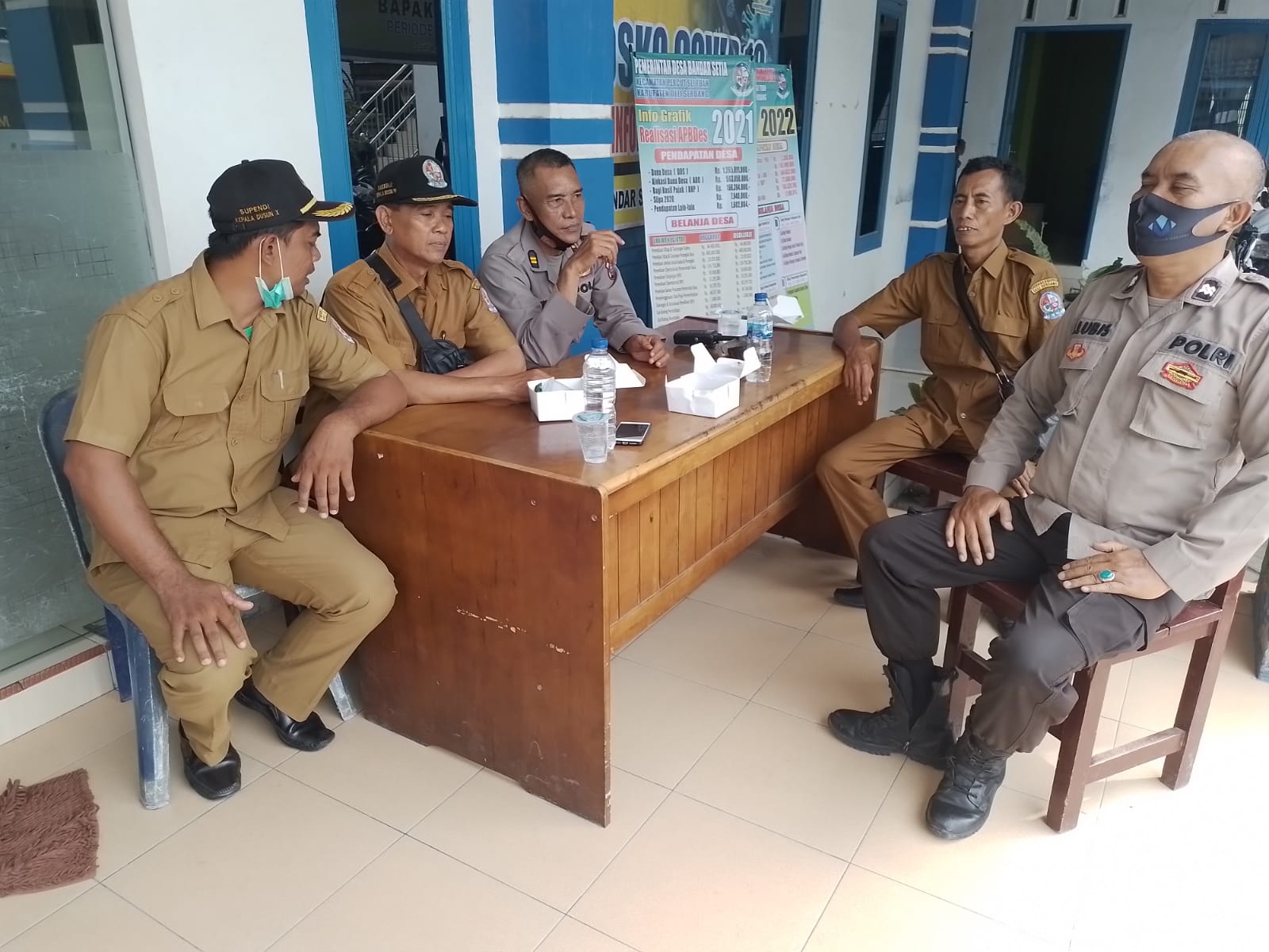 Polisi Ajak Warga Percut Sei Tuan Tetap Disiplin Prokes