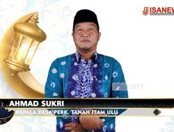 Kepala Desa Tanah Itam Ulu Kabupaten Batubara Mengucapkan Selamat Hari Raya Idul Fitri 1443H