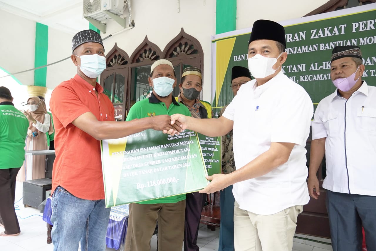 Bupati Batu Bara Sebut Panen Petani Sumber Tani Meningkat