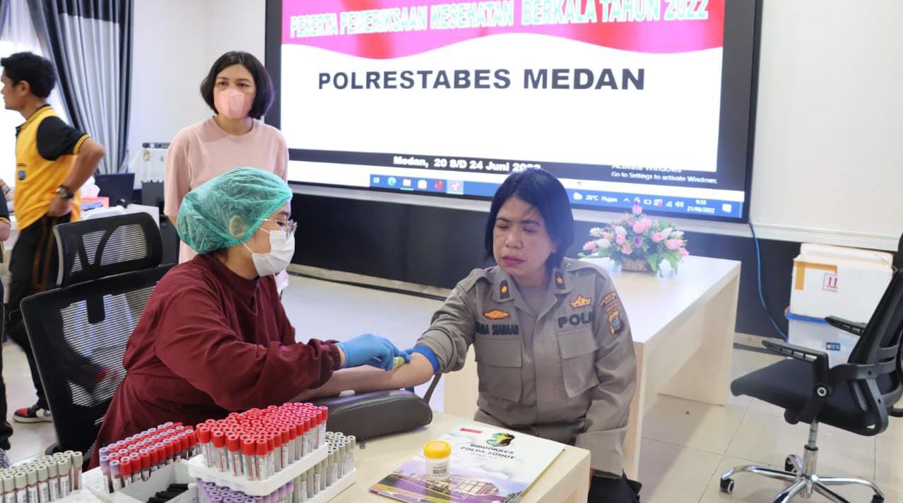 Polrestabes Medan Gelar Rikkes Berkala