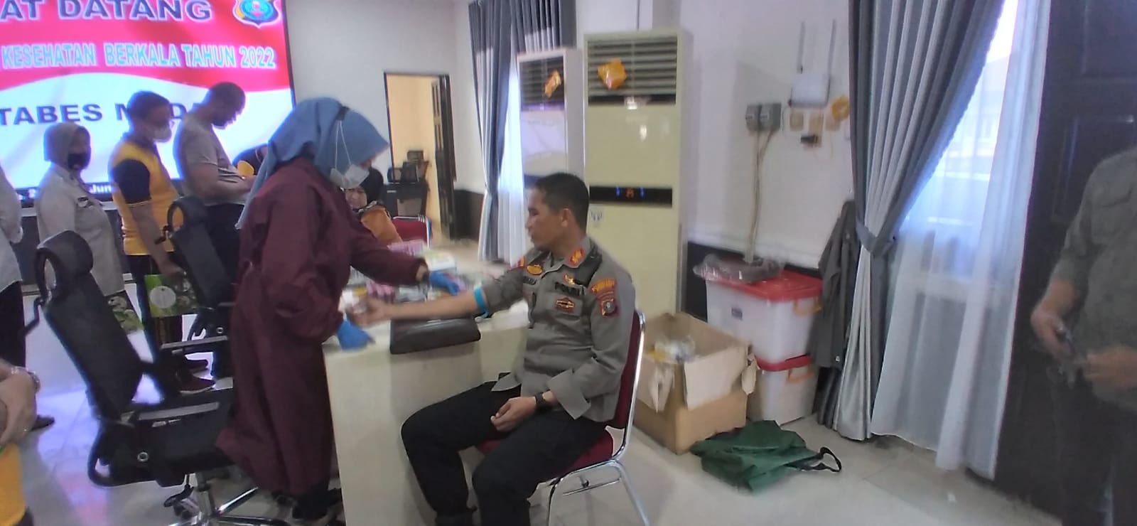 Lagi, Polrestabes Medan Cek Kesehatan Personel