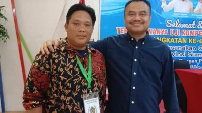 Akbar Nasution, Wartawan Bisanews.id Lulus UKW