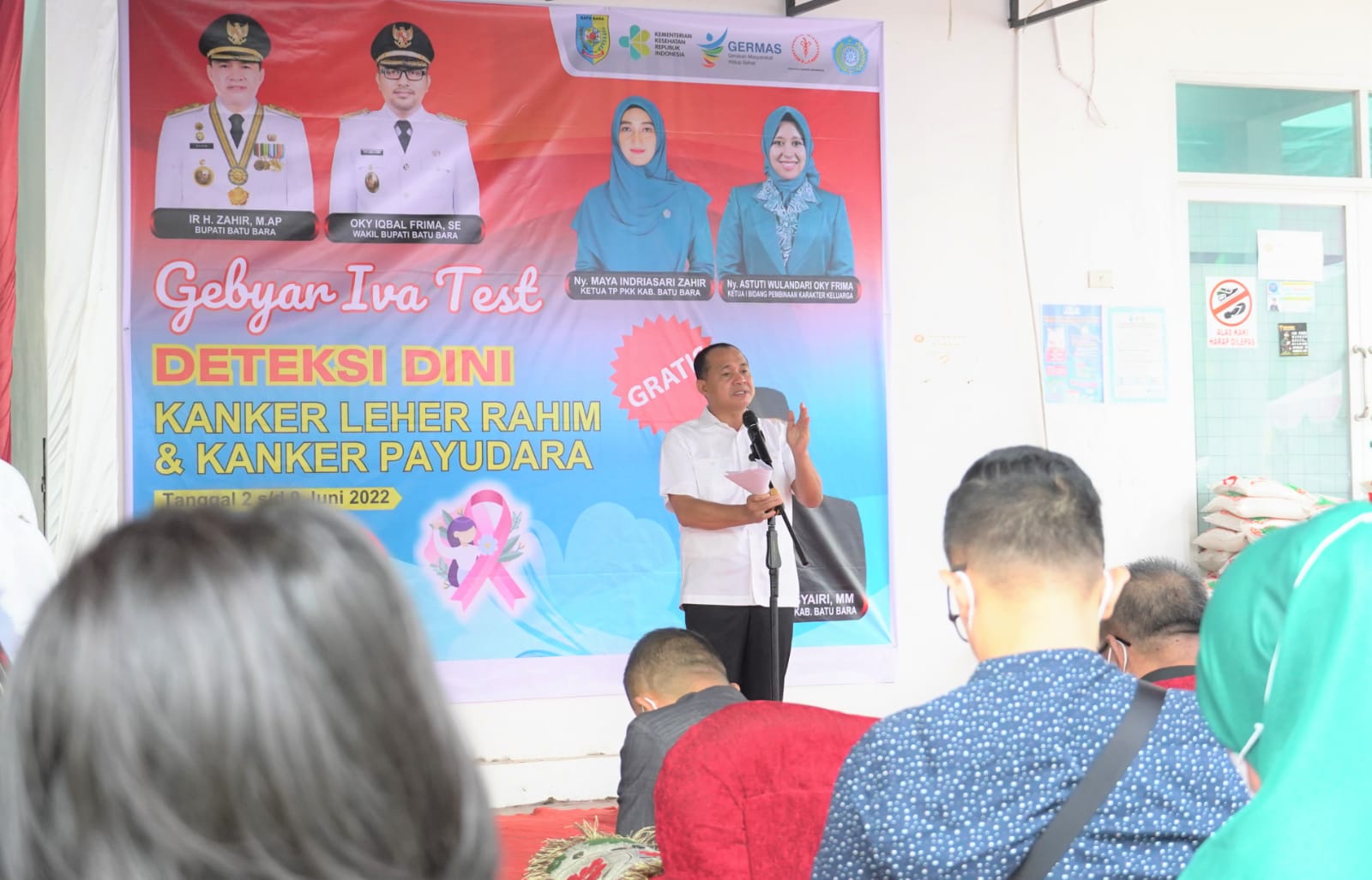 Bupati Batu Bara Ingatkan Kaum Hawa Soal Deteksi Dini Kanker Payudara dan Serviks