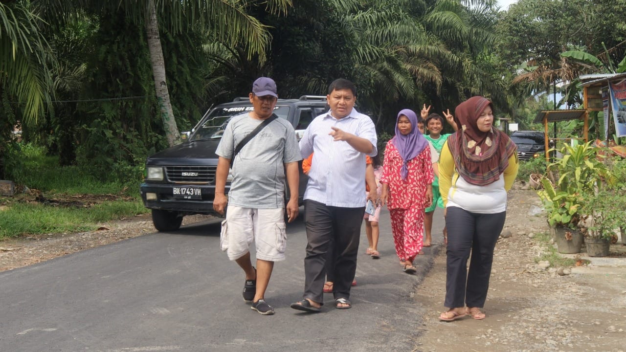 Jalan Diperbaiki, Warga Namo Gajah Ucapkan Terima Kasih