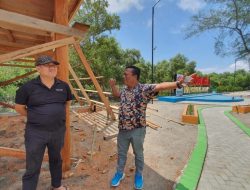 Obyek Wisata Pantai Sejarah Bangun Galery Batik Mangrove, Ketua Kadin OK Faizal Beri Apresiasi