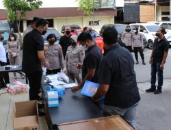Personel Polrestabes Medan Tes Urine Dadakan