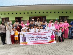Wakapolrestabes Medan Beranjangsana ke Panti Asuhan