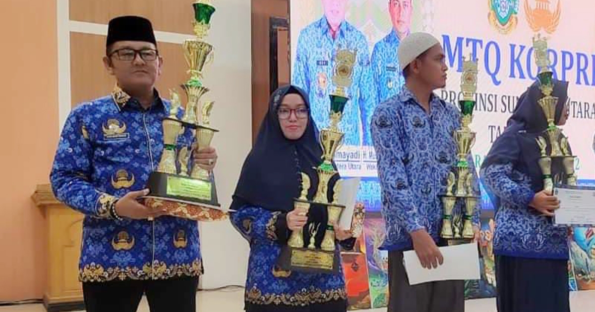 Empat ASN Pemkab Batu Bara Juara I MTQ Korpri Sumut