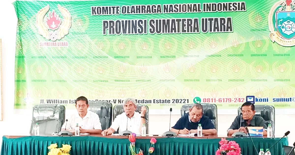KONI Sumut Pastikan PON XXI Terlaksana Sesuai Rencana