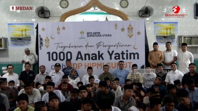 Tasyakuran dan Penyantunan 1000 Anak Yatim oleh BPD HIPMI Sumatera Utara