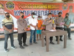 Polsek Tanjung Beringin Bekuk Tersangka Pencuri Vario