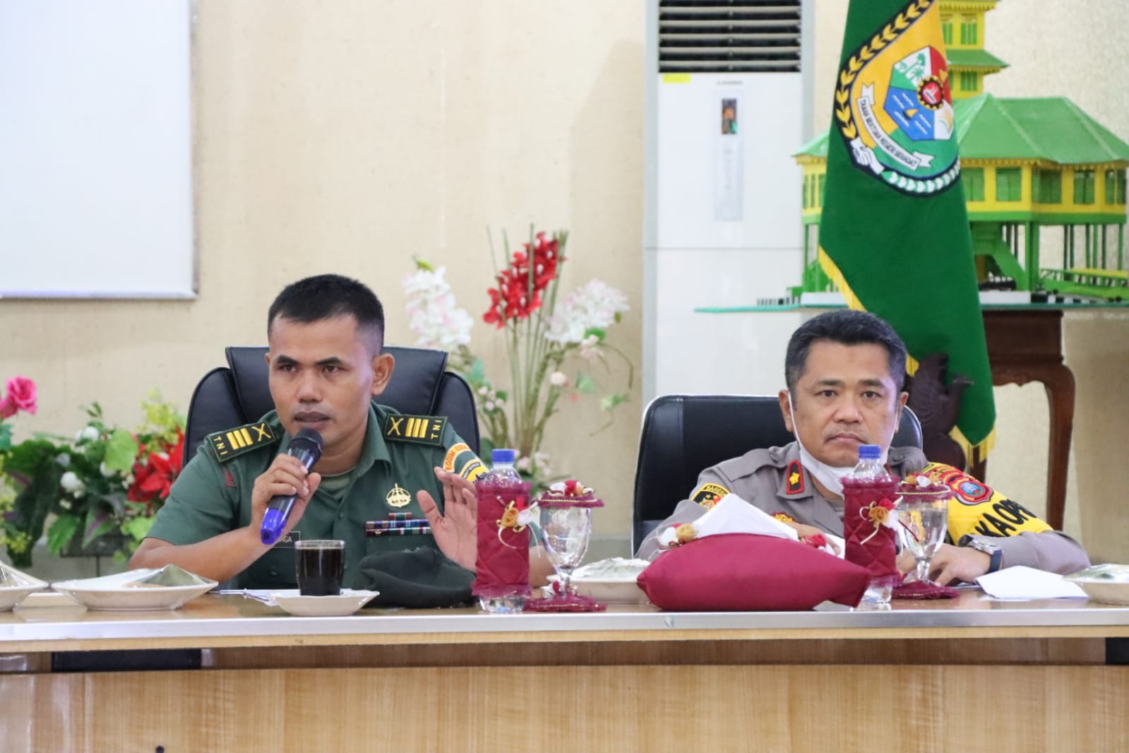 Polres Sergai Sampaikan Hasil Rapat Panitia HUT Ke-77 RI