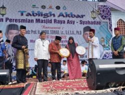 UAS Resmikan Masjid Raya Asy-Syahadah