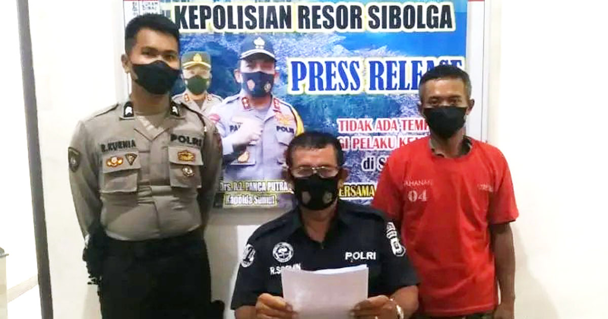Polisi Ringkus Tersangka Penyebab Kebakaran Bukit Tor Simarbarimbing
