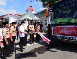 Zahir Lepas Kontingen Pramuka Batu Bara Peserta Jamnas Cibubur
