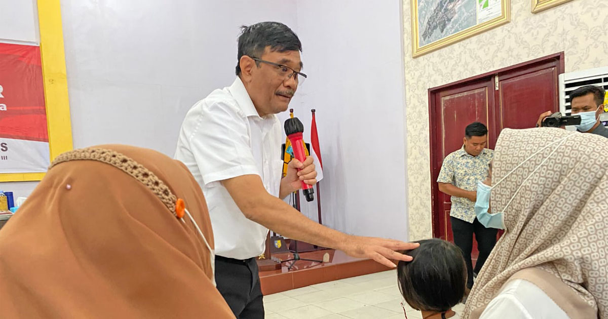 Seratus Ibu Hamil di Batu Bara Dapat Makanan Tambahan