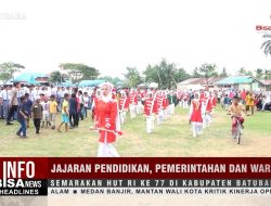Jajaran Pendidikan, Pemerintahan dan Warga Semarakan HUT RI ke 77 di Kabupaten Batubara