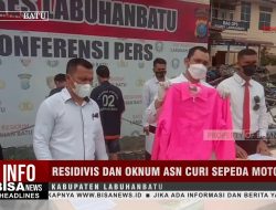 Residivis dan Oknum ASN Curi Sepeda Motor Polisi