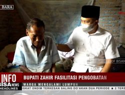 Bupati Zahir Fasilitasi Pengobatan Warga Mengalami Lumpuh