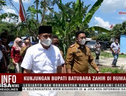 Kunjungan Bupati Batubara Zahir di Rumah Warga Legiarto dan Robiansyah yang Mengalami Cacat Fisik