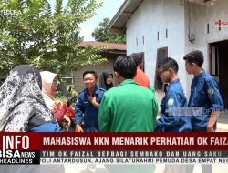 Mahasiswa KKN Menarik Perhatian OK Faizal
