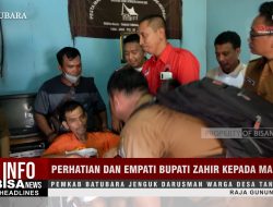 Perhatian dan Empati Bupati Zahir kepada Masyarakat, Pemkab Batubara Jenguk Darusman