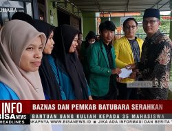 Baznas dan Pemkab Batubara Serahkan Bantuan Uang kuliah kepada Mahasiswa