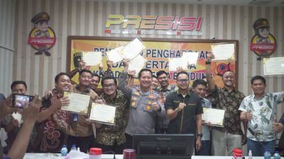 Polresta Bandung Terima Penghargaan dari Pertamina