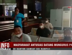 Masyarakat Antusias Datang Mengurus Pajak Kenderaan Bermotor di Kantor Samsat Sei Rampah