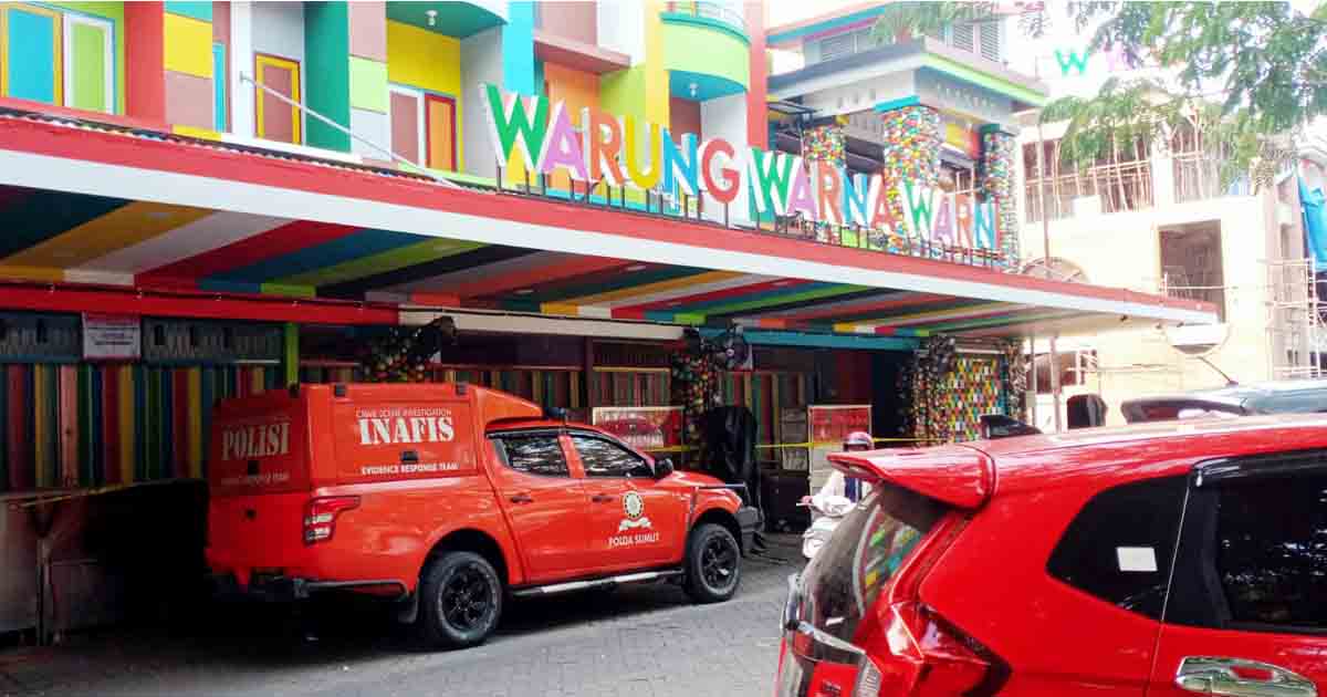 Polda Sumut Segel Ruko di Kompleks Cemara Asri