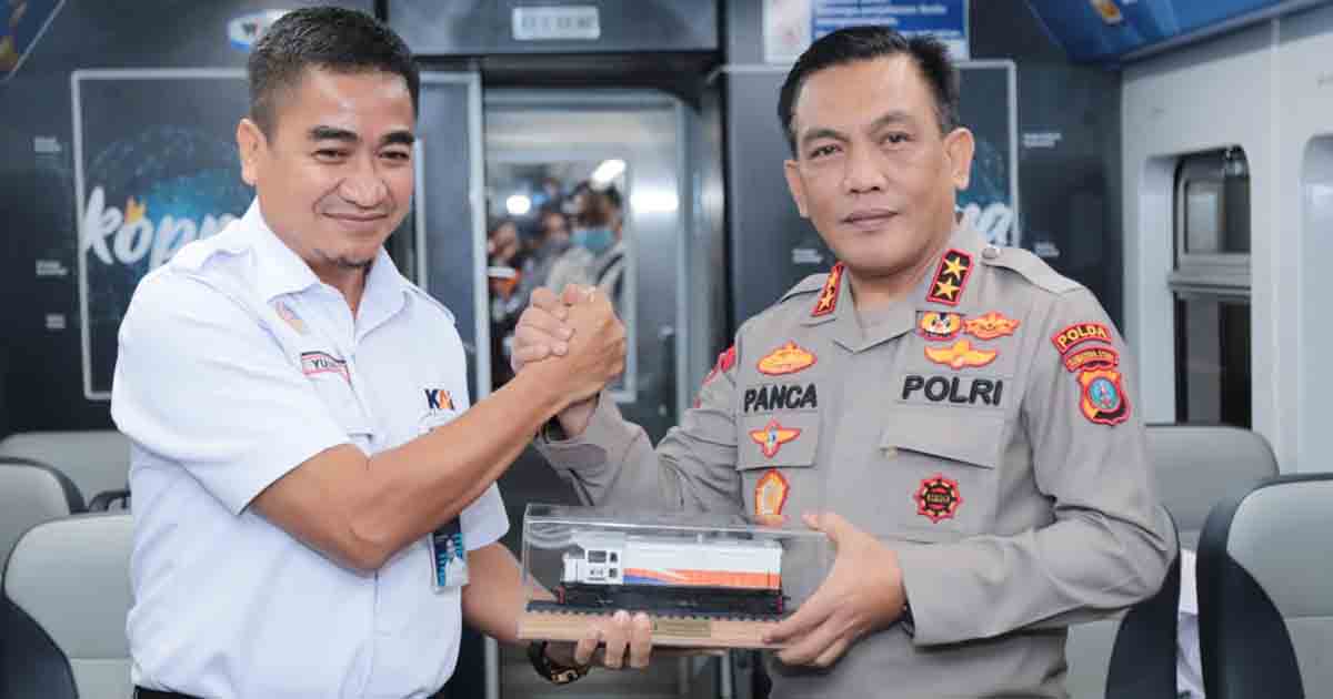 Kapolda Sumut Teken Perjanjian Kerja Sama dengan PT KAI
