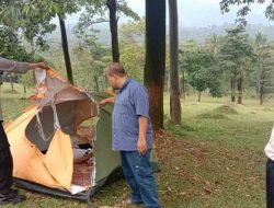 Tersambar Petir, Sepasang Pengunjung Bukit Waruwangi Terkapar dalam Tenda : Satu Tewas