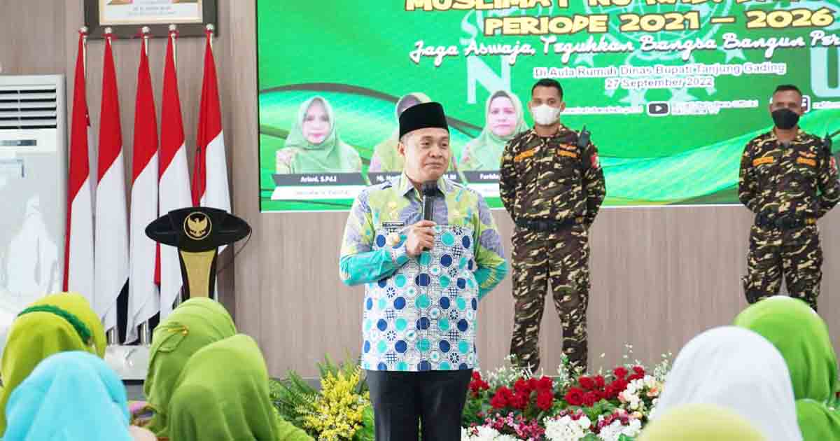 Bupati Zahir Janji Dukung Kegiatan Muslimat NU Batu Bara