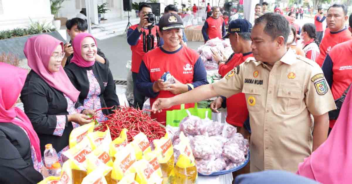 Pemkab Sergai Gelar Gernam dan Pasar Murah untuk Kendalikan Inflasi