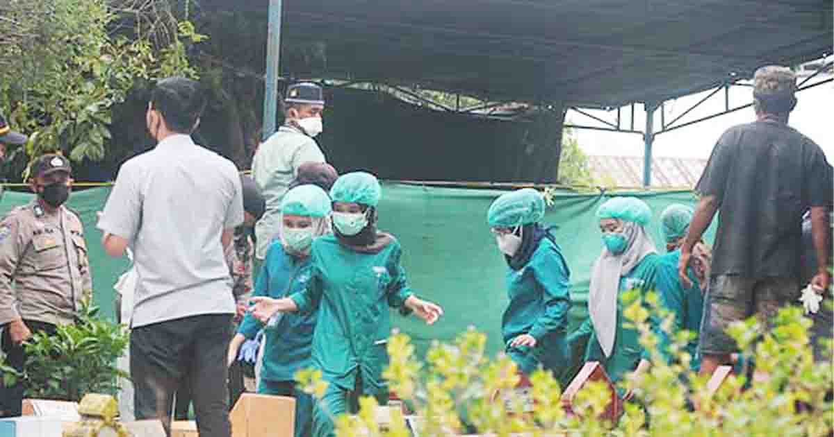 Autopsi Jenazah Santri Korban Dugaan Penganiayaan Dilakukan di TPU Sei Selayur