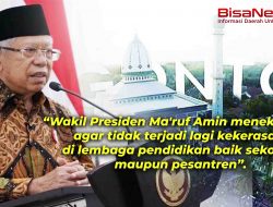 Arahan Wapres Ma’ruf Amin Terkait Kasus Santri Tewas di Ponpes Gontor