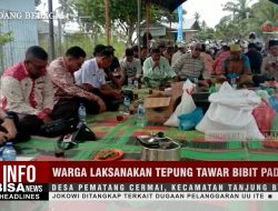 Warga Pematang Cermai Laksanakan Tepung Tawar Bibit Padi | Info Bisanews