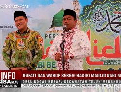 Bupati dan Wabup Sergai Hadiri Maulid Nabi Muhammad SAW di Desa Bogak Besar