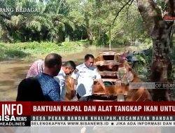 Bantuan Kapal dan Alat Tangkap Ikan untuk Warga Desa Pekan Bandar Khalipah |  Info Bisanews