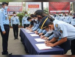 Pegawai Kemenkumham Sumut Teken Pakta Integritas Pemilu