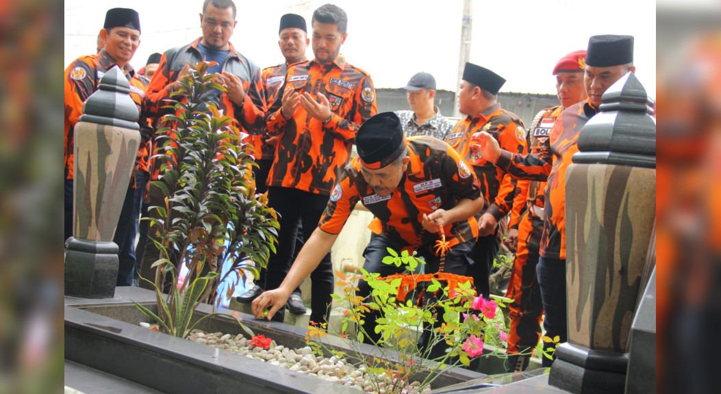 Pengurus MPW PP Sumut Ziarah ke Makam Sesepuh