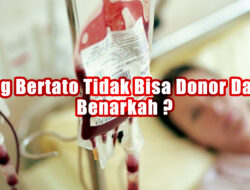 Orang Bertato Tidak Bisa Donor Darah, Benarkah?
