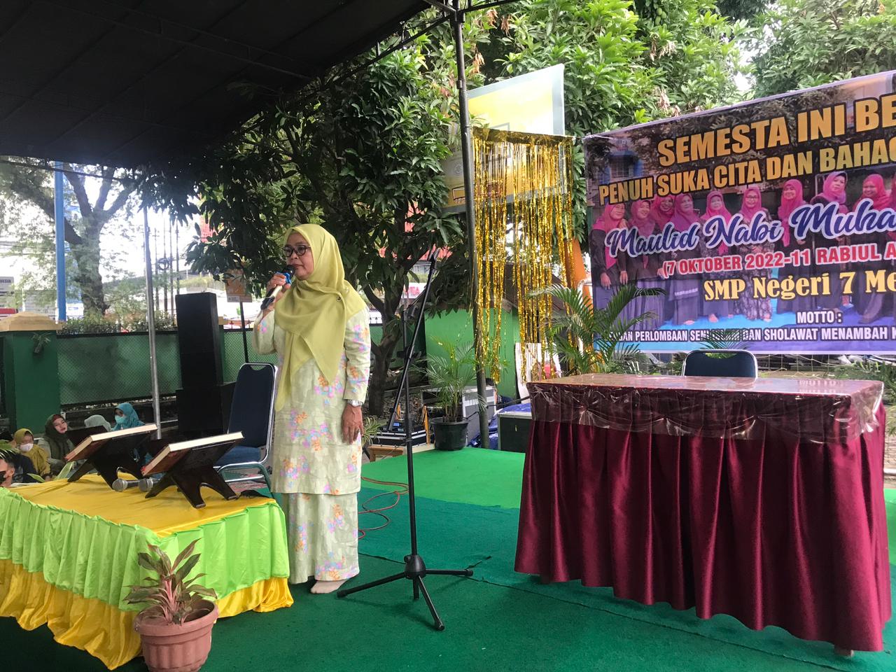 SMP Negeri 7 Medan Peringati Maulid Nabi