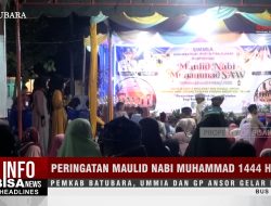 Peringatan Maulid Nabi Muhammad SAW 1444 H, Pemkab Batubara, UMMIA dan GP Ansor Gelar Pengajian